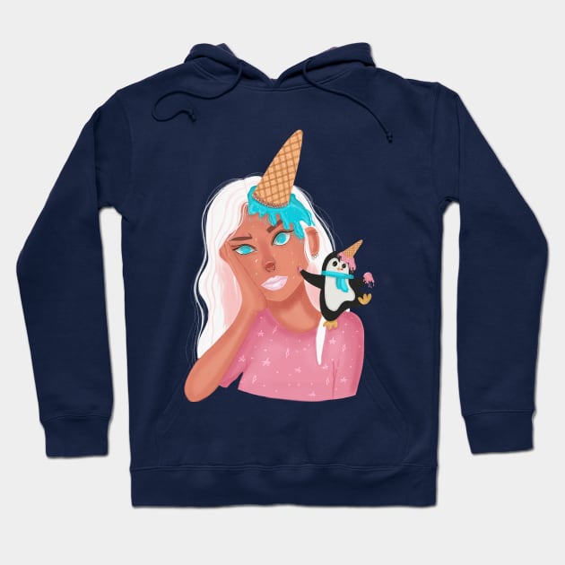 Ice cream Hoodie by liizArt